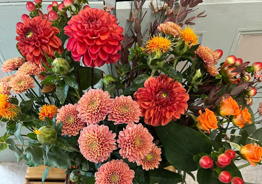 Seasonal bouquets from Bright & Beautiful in East Dereham offering same-day delivery