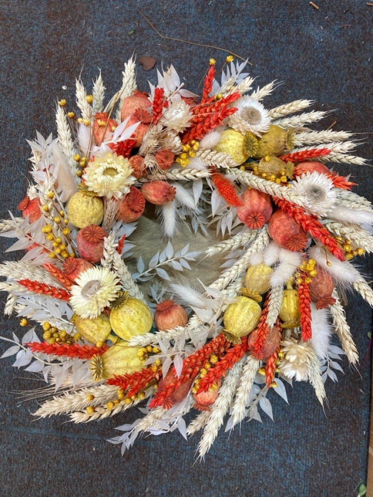 Dried Flower Wreath small